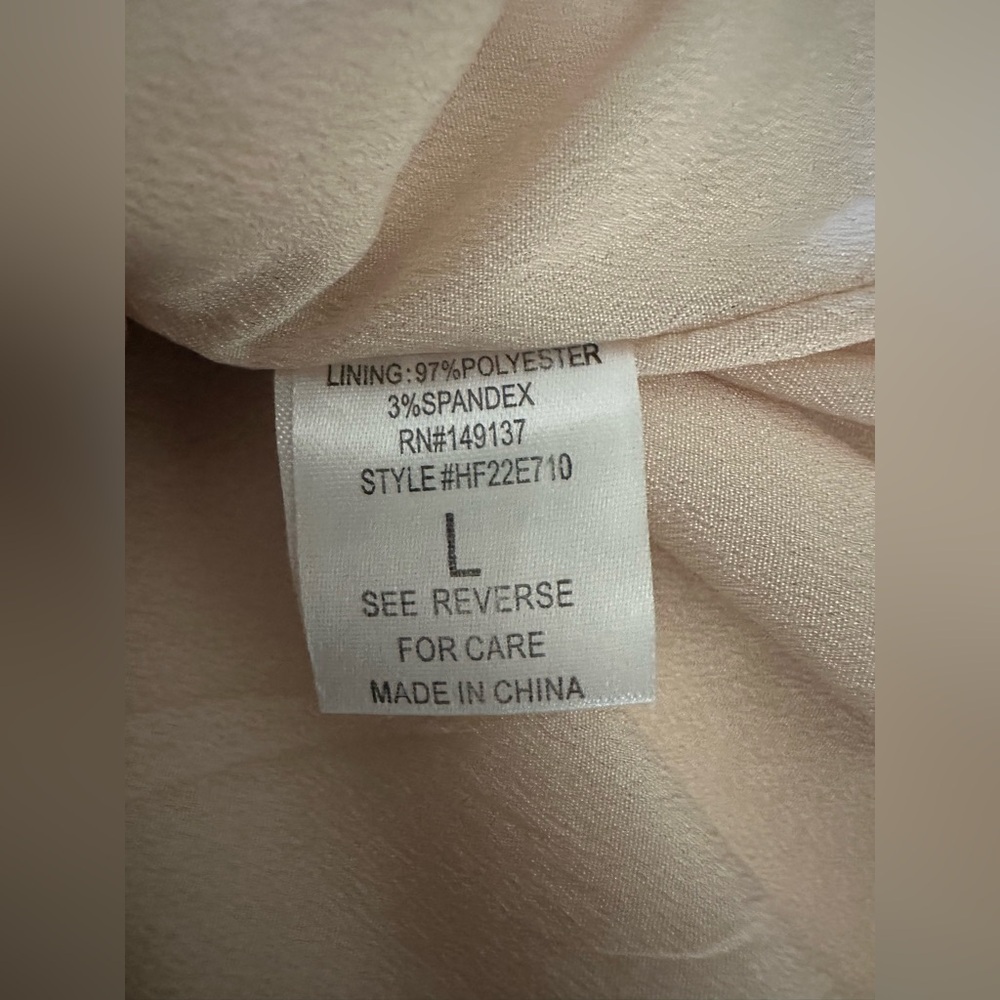 HYFVE Sexy Party Must Have Mini Dress Size Large Cream - Picture 5 of 10